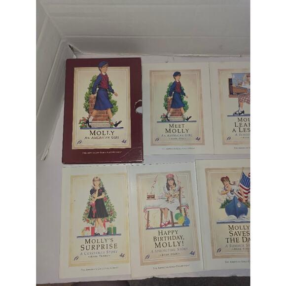 Molly American Girl Collection Box Set Book Lot Pleasant Company Historical - Picture 2 of 8